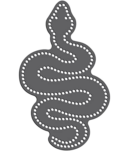 Rhinestone Genie Snake 8" Magnetic Rhinestone Template, Black