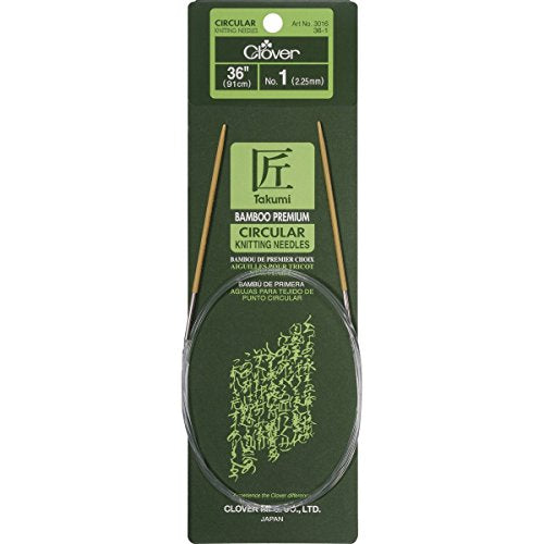 CLOVER Bamboo Circular 36" No. 1, None