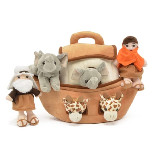 Unipak 7166NO-N Noah's Animal House, 11-inch Height, Multicolor