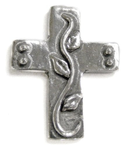 Basic Spirit Cross/Grace Pocket Token (Coin) Handcrafted Pewter Home Lead-Free CN-25