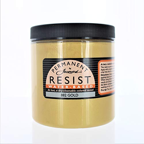 Jacquard Water Based Metallic Resist 8 oz - Gold