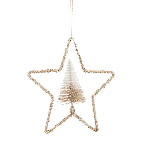Melrose 81441 Tree in Star Ornament, 9-inch Height, Wire