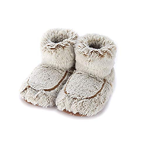 Intelex INUC5 Warmies microwavable French Lavender Scented Brown Marshmallow Boots
