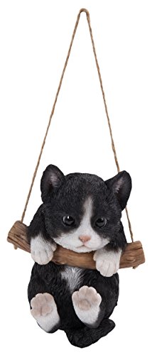 Hi Line Hanging Black/White Kitten