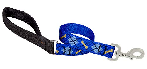 Lupine Pet Originals 1" Dapper Dog 2-Foot Traffic Lead/Leash for Medium and Larger Dogs