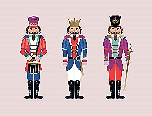 Nutcracker Gold Foil Christmas Cards / 20 Cards/by Design Design
