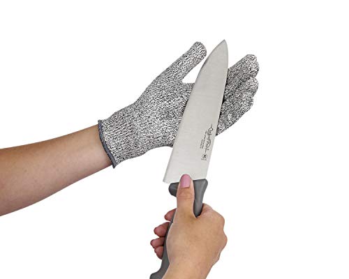HIC Cutlery-Pro 22025 Mesh Cut Resistant Gloves, Level-5 Protection, One Size Fits Most, 1 Pair
