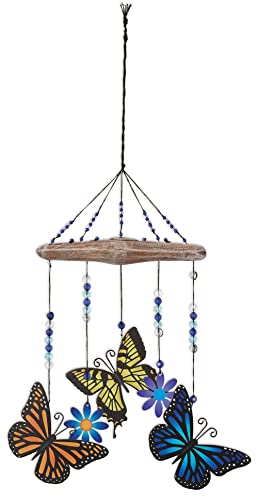 Sunset Vista Designs Crab Chime, 19.5-inch Height, Home Decor, Ocean, Outdoor Accent, Noisemaker