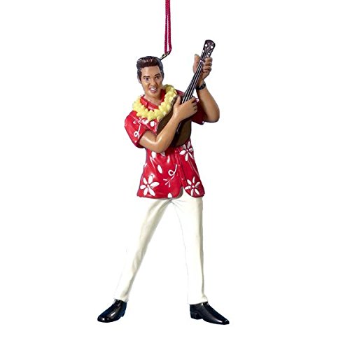 Kurt Adler Elvis Presley-Elvis in Hawaiian Shirt Ornament