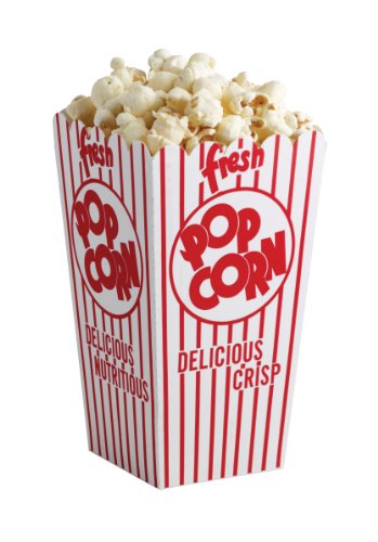 HIC Harold Import Co Regency Paperboard Popcorn Holder, 6-Pack