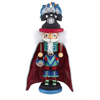 Kurt Adler Adler 17.5-Inch Hollywood 12 Days of Christmas Four Calling Birds Nutcracker, Multi