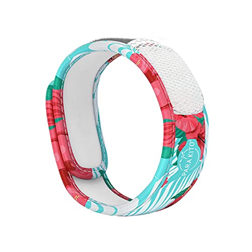 PARA'KITO Mosquito Insect & Bug Repellent Wristband - Waterproof, Outdoor Pest Repeller Bracelet w/Natural Essential Oils (Paradise)