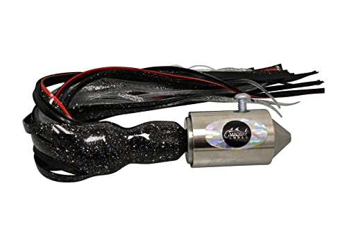 MagBay Lures High Speed Wahoo Lure - El Sincero 316 Stainless Steel Compare  with Ballyhood Cowbell Lures (Black Chrome)