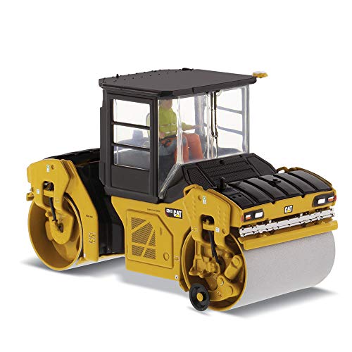 CAT Caterpillar CB-13 Tandem Vibratory Roller with Cab and Operator High Line Series 1/50 Diecast Model by Diecast Masters 85595