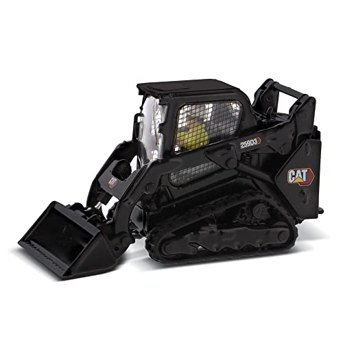 1:50 Cat 259D3 Compact Track Loader with Special Black Paint - Diecast Masters - High Line Series - 85677BK
