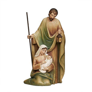 Joseph's Studio by Roman - Holy Family Figure with Wood Stained Features, Christmas Collection, 8.5" H, Resin, Decorative, Religious Gift, Home Decor, Durable, Long Lasting, Gift Boxed