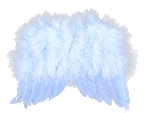 Midwest Design Touch of Nature Feather 7x6 Light Blue 1pc Mini Wings