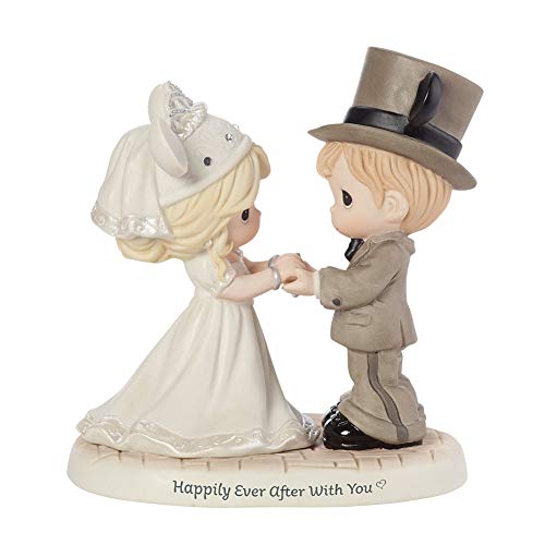 Precious Moments Disney Showcase Wedding Couple 191061 Figurine, One Size, Multi
