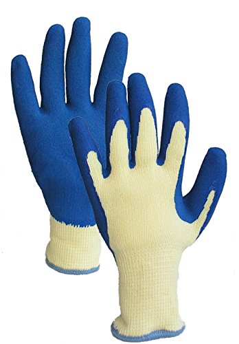 Garden Works Tool Grips Garden Gloves, Blue, Medium