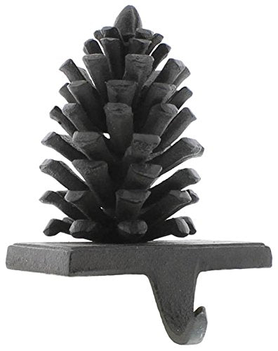 HomArt Pinecone Stocking Holder - Cast Iron