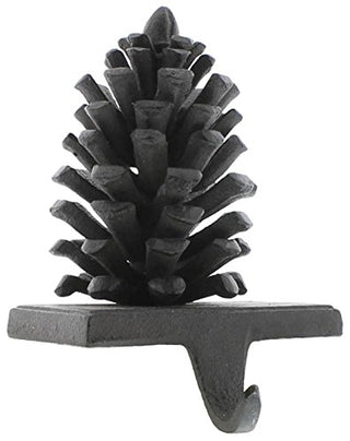 HomArt Pinecone Stocking Holder - Cast Iron