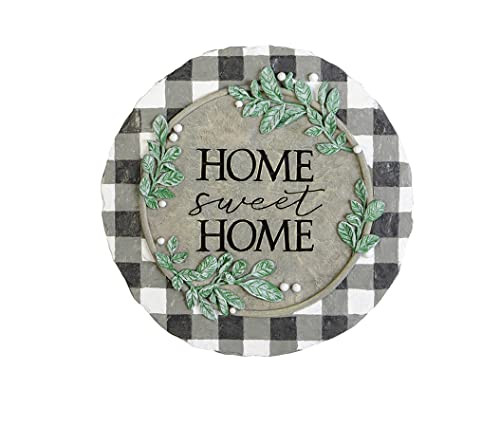 Carson Home 12729 Home Sweet Home Garden Stone, 8.25-inch Diameter