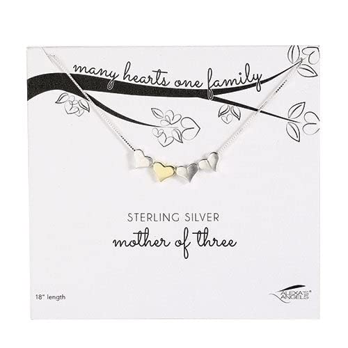 ROMAN .008"W 18" SS MANY HEARTS(THREE) NECK CARDED