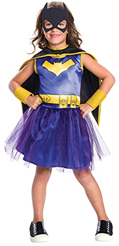 Rubie's Costume Girls DC Comics Batgirl Tutu Dress Costume, Medium, Multicolor