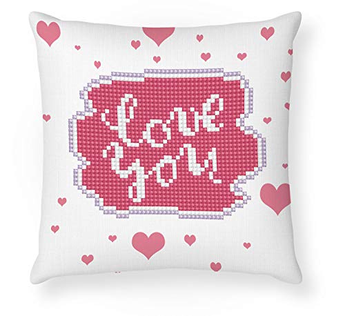 Camelot Crafts Diamond Dotz Mini Pillows Love You, Multicoloured