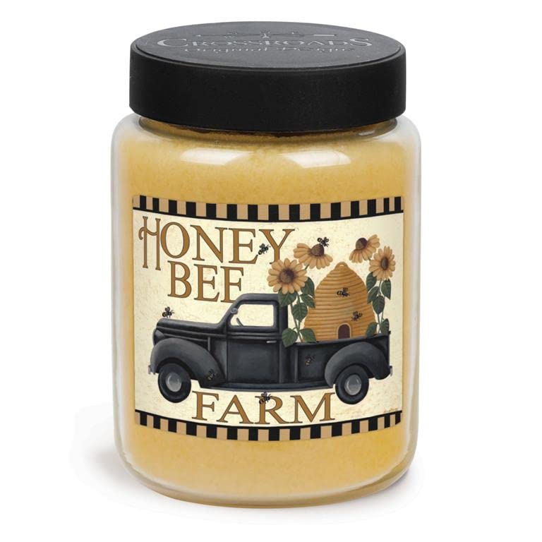 Crossroads Firely Honeysuckle 26 oz Jar, Honey Bee Farm