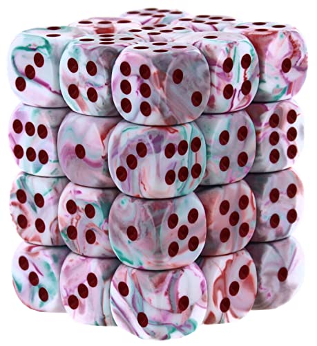 Chessex Festive 12mm d6 Pop Art™/red Dice Block™ (36 dice)