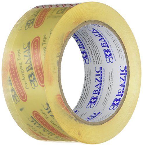 BAZIC 1.88 X 54.6 Yards Clear Packing Tape Bazic Products