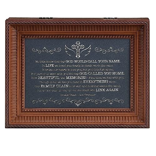 Roman Broken Chain Box, 8-inch Height, Large, Brown, Plastic, Metal, Home Decor, Music Box