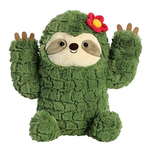 Aurora World Cactus Kingdom - 10"" Cactus Sloth - Green