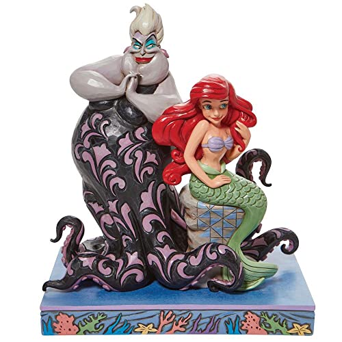 Enesco Disney Traditions Ariel and Ursula, Figurine, 9.5 Inch, Multicolor