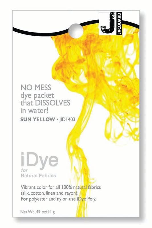 Jacquard Products 100% Natural, Sun Yellow iDye Fabric Dye