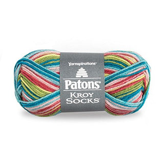 Spinrite Yarns (CA) Patons Kroy Socks Yarn - (1) Super Fine Gauge - 1.75 oz - Meadow - For Crochet, Knitting & Crafting