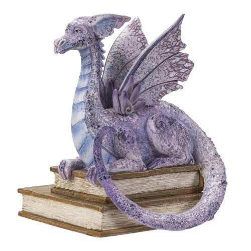 Pacific Giftware Story Time Dragon Statue, Medieval Gothic Decor