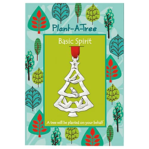 Basic Spirit Handcrafted Christmas Ornament - 4 Birds in a Tree - Home Décor, for Tree Decoration