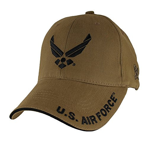 Eagle Crest U.S. Air Force Hap Arnold Wings Baseball Hat, Coyote Brown