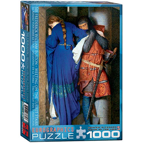 EuroGraphics Meeting Turret Stairs by Frederick William Burton 1000 Piece Puzzle (6000-3682)