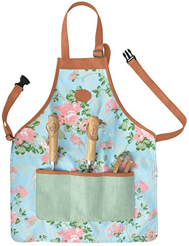 Esschert Rose Print Jute Apron