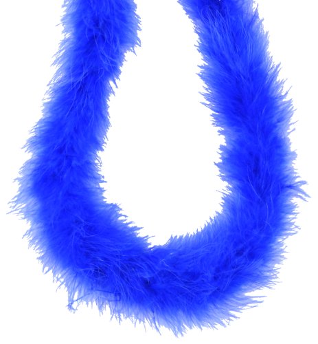 Midwest Design Touch of Nature 38005 Fluffy Boa, Royal Blue