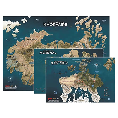 Gale Force Nine Store D&D Eberron Map Set Nations of Khorvair