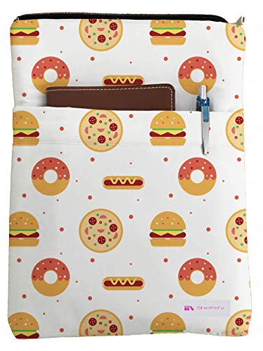 Shelftify Donuts Book Sleeve - Book Cover for Hardcover and Paperback - Book Lover Gift - Notebooks and Pens Not Included