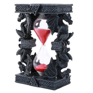 Pacific Trading Giftware Mythical Fantasy Guardian Stone Dragon Sandtimer Hourglass