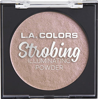L.A. Girl COLORS Strobing Illuminating Powder, Flashing Pink, 1 Ounce
