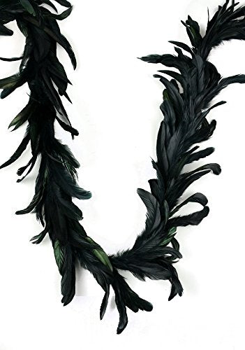 Midwest Design Touch of Nature 38090 Touch of Nature (Toudl) Touch of Nature Black Cocktail Feather Garland 2 yd 36G, 1Pc