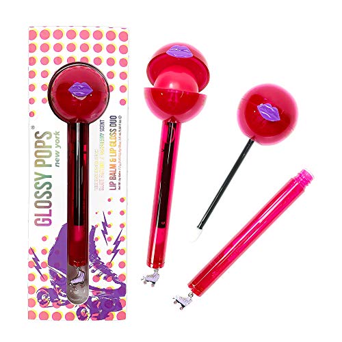 Glossy Pops | Clear Lip Balm and Clear Lip Gloss Combo | Throw Back 80&