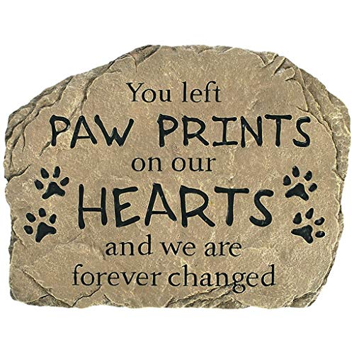 Carson, Garden Stone "Paw Prints"